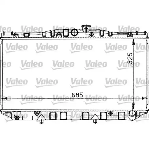 VALEO Motor Su Radyatörü 819123