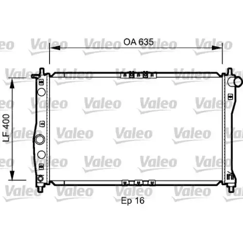 VALEO Motor Su Radyatörü 734248