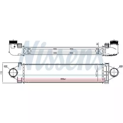 NISSENS Turbo İntercooler Radyatörü 96383