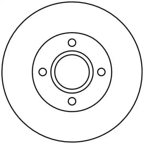 TRW Ön Fren Diski Havalı 258mm Takım DF4036