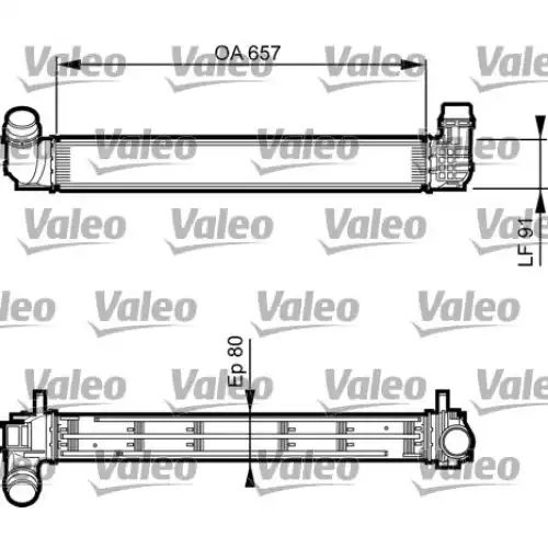 VALEO Turbo İntercooler Radyatörü 818269