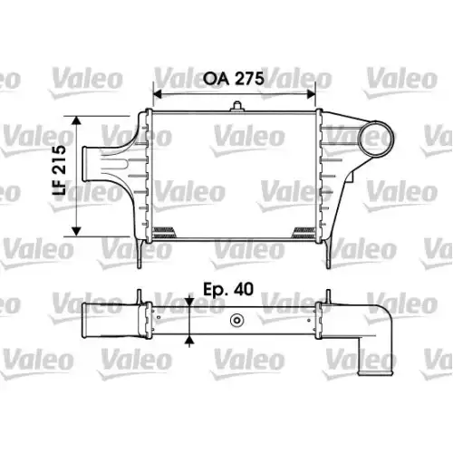 VALEO Turbo İntercool radyatörü 817896