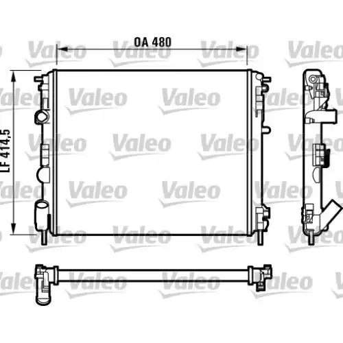 VALEO Motor Su Radyatörü 732523