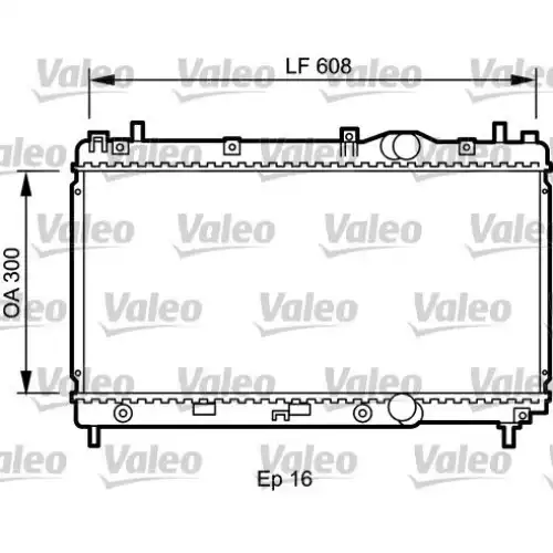 VALEO Motor Su Radyatörü 732426