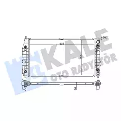 KALE Motor Su Radyatörü 341935