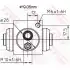 TRW Arka Fren Silindiri Sağ Sol BWD119A