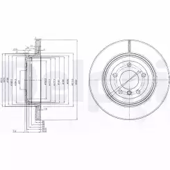 DELPHI Arka Fren Diski 320Mm BG3872