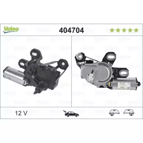 VALEO Arka Cam Silecek Motoru 404704