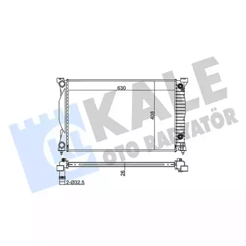 KALE Motor Su Radyatörü 352900