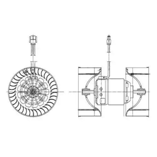 MAHLE Kalorifer Motoru AB55000P