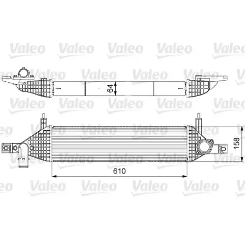 VALEO Turbo İntercool radyatörü 818633