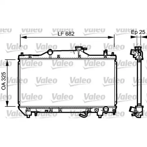 VALEO Motor Su Radyatörü 734491