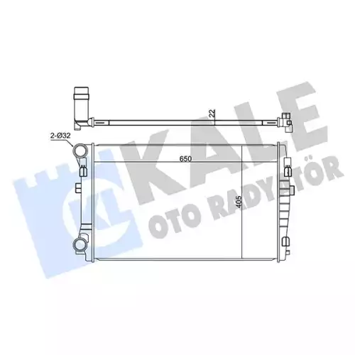 KALE Motor Su Radyatörü 345840