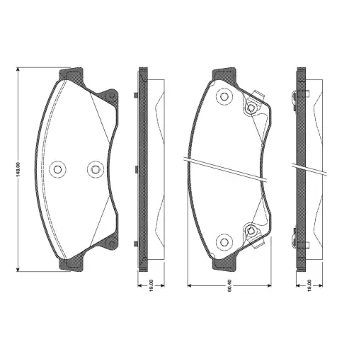 BOSCH Ön Fren Balatası Tk 0986TB3104