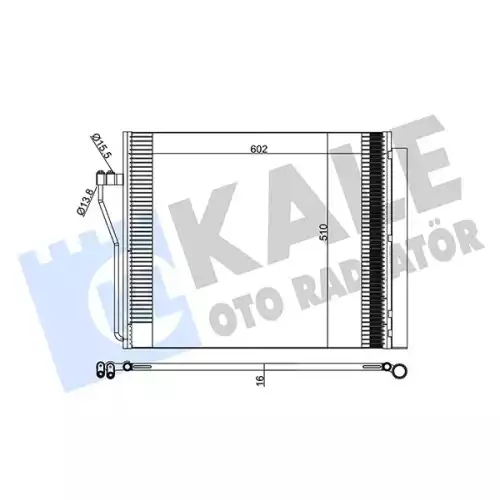 KALE Klima Radyatörü Kondanser 342490