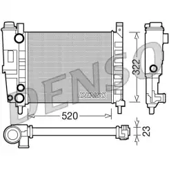 DENSO Motor Su Radyatörü DRM09144