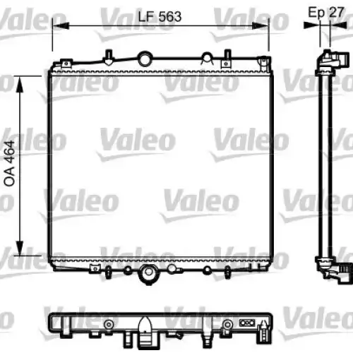 VALEO Motor Su Radyatörü 732944