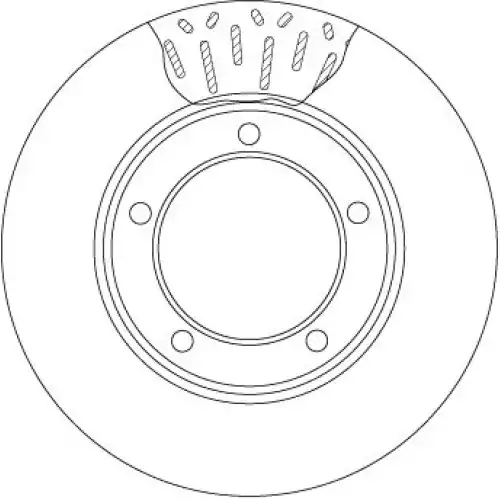 TRW Ön Fren Diski Havalı 313.5.mm DF4506