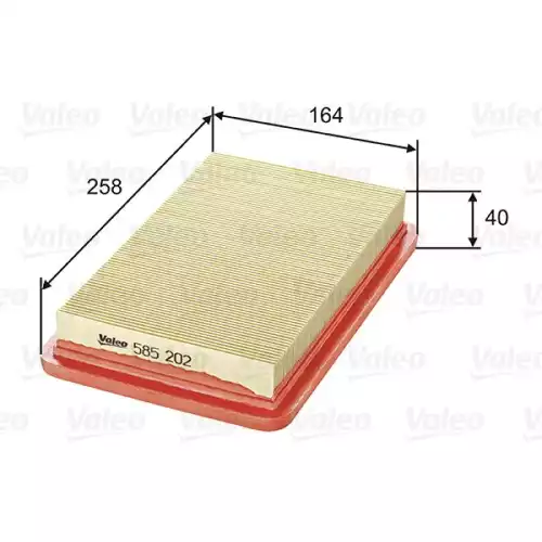 VALEO Hava Filtre 585202