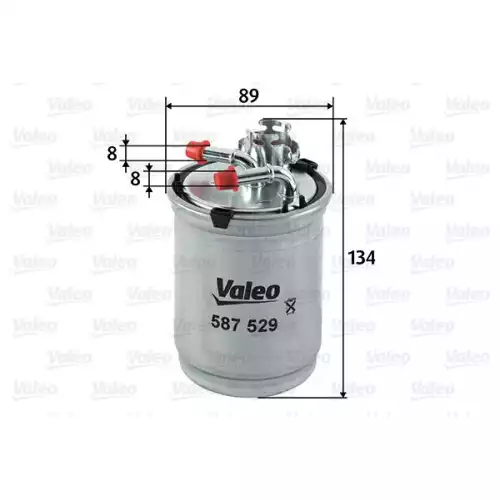 VALEO Yakıt Filtre Mazot 587529