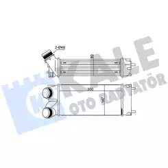 KALE Turbo Radyatörü İntercooler 343800