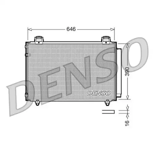 DENSO Klima Radyatörü Kondenser DCN50024