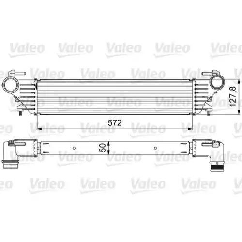 VALEO Turbo İntercool radyatörü 818639