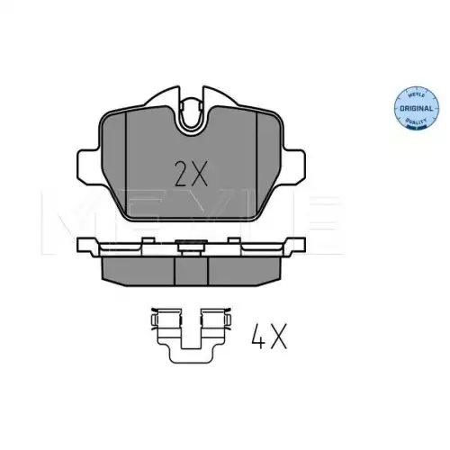 MEYLE Arka Fren Balatası 0252362316