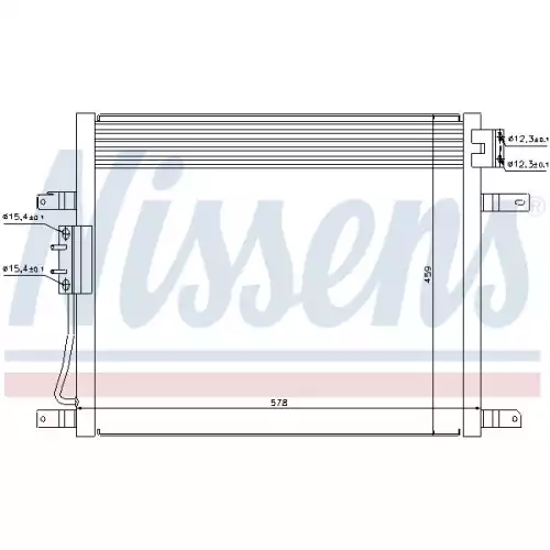 NISSENS Klima Radayatörü Kondanser 94972