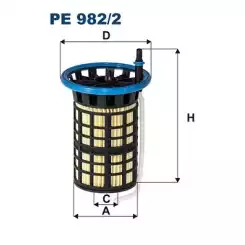 FILTRON Mazot Filtre PE982/2