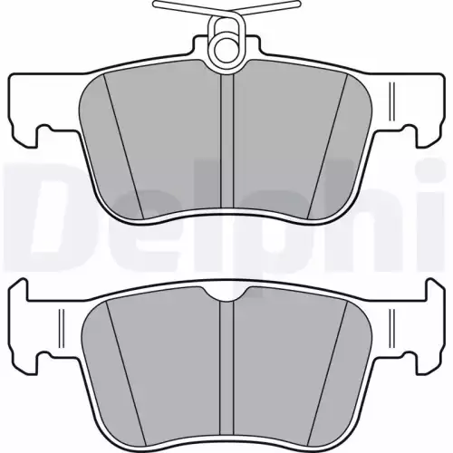 DELPHI Arka Fren Balatası 22429, 22430, 22431 LP3391