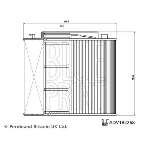 BLUE PRINT Hava Filtresi ADV182268