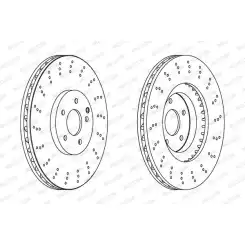 FERODO Ön Fren Diski AMG DDF1650