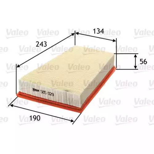 VALEO Hava Filtresi 585029