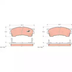 TRW Ön Fren Balatası GDB1139