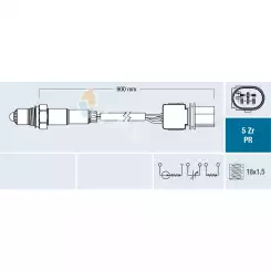 FAE Lambda Oksijen Sensörü Ön Sol FAE 75055