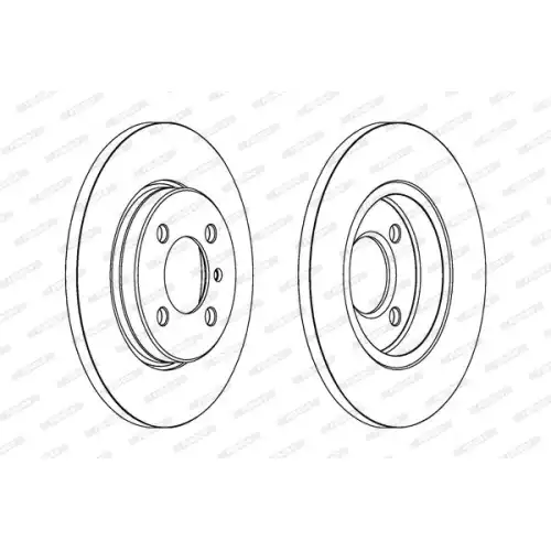 FERODO Ön Fren Diski DDF062