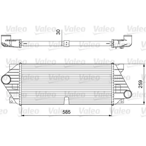 VALEO Turbo İntercool Radyatörü 818635