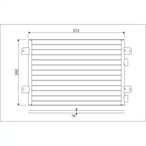 VALEO Klima Radyatörü Kondanser 817701
