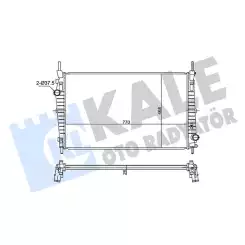 KALE Motor Su Radyatörü Brazing 351275