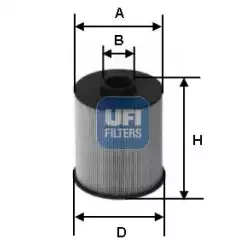 UFI Yakıt Filtresi 26.077.00