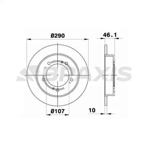 BRAXIS Ön Fren Diski AE0118