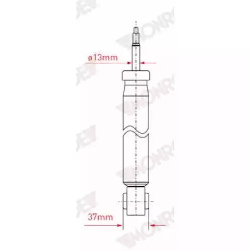 MONROE Amortisör Arka G1057