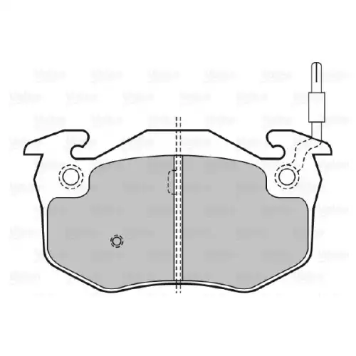 VALEO Ön Fren Balatası Tk Fişli 598080