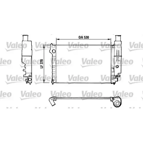 VALEO Motor Su Radyatörü 816554