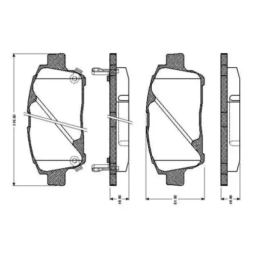 BOSCH Ön Fren Balatası Tk 0986TB2367