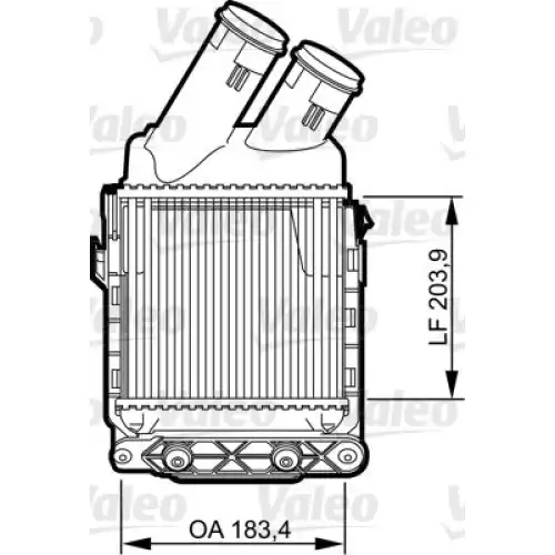 VALEO Turbo İntercooler Radyatörü 817490