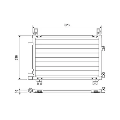 VALEO Klima Radyatörü Kondenser 814223