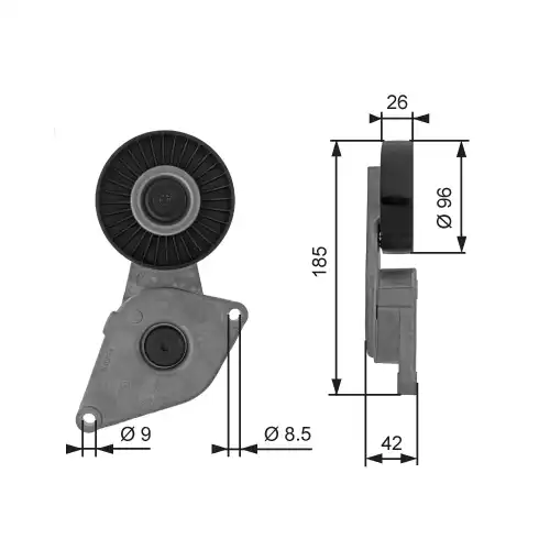 GATES Triger Kayış Gergi Rulmanı T38464