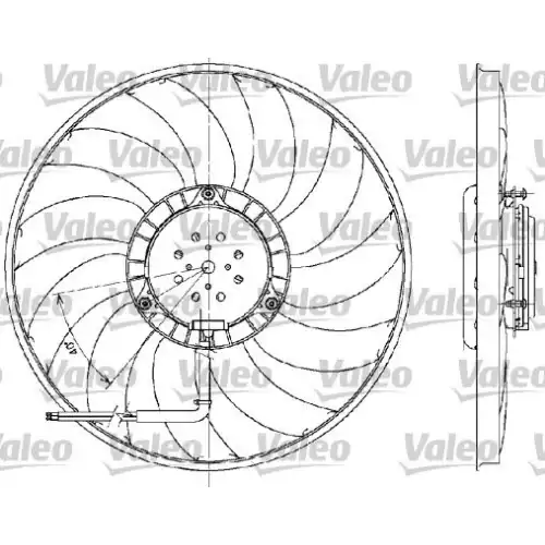 VALEO Radyatör Fan Motoru 698609